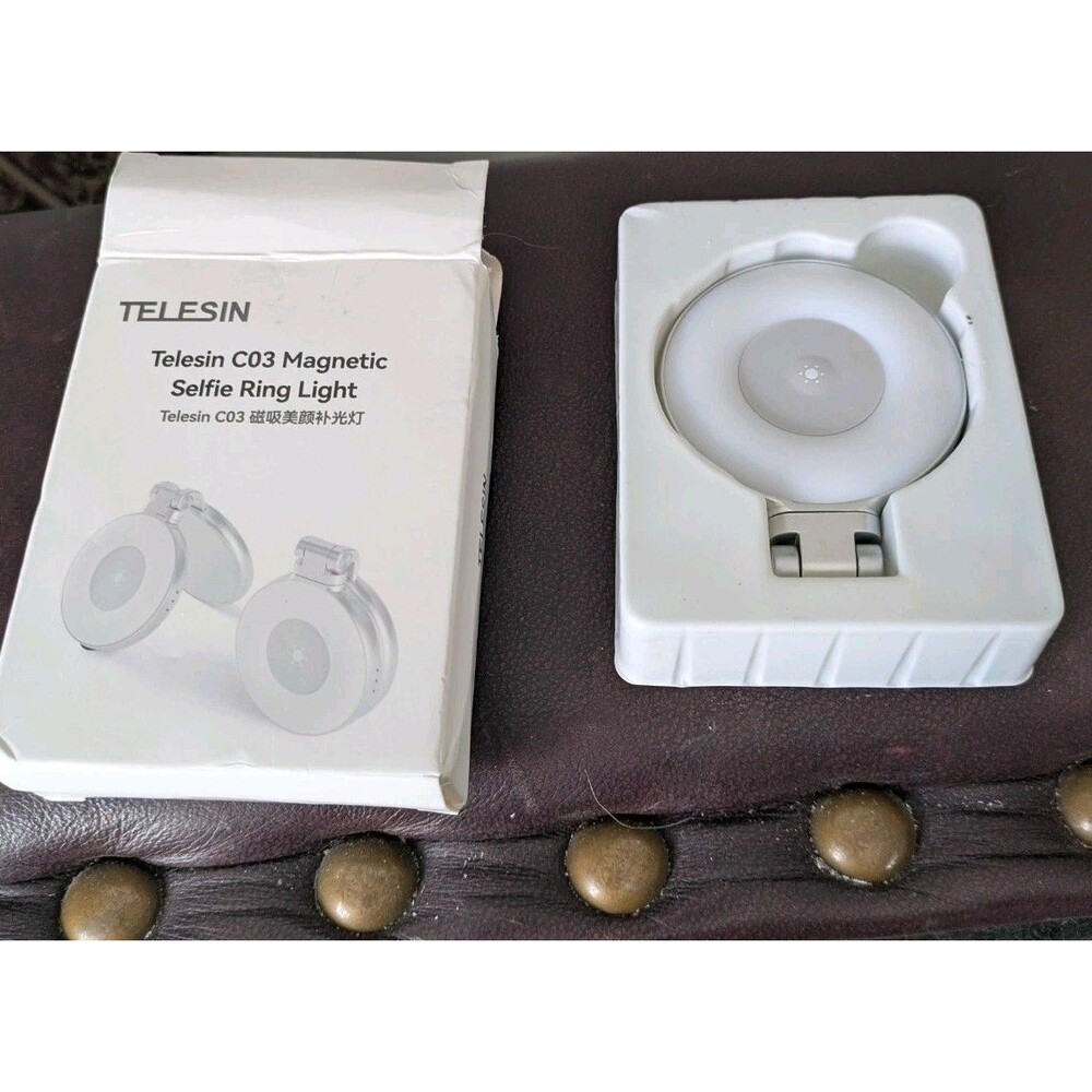 telesin C03 magnetic selfie light, phone light compatible with Iphone magsafe